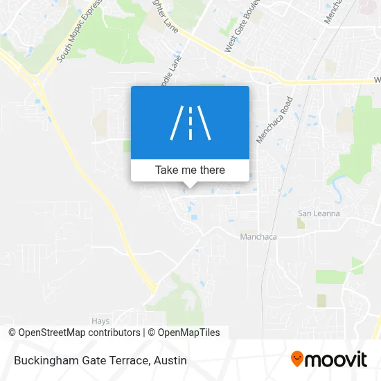 Buckingham Gate Terrace map