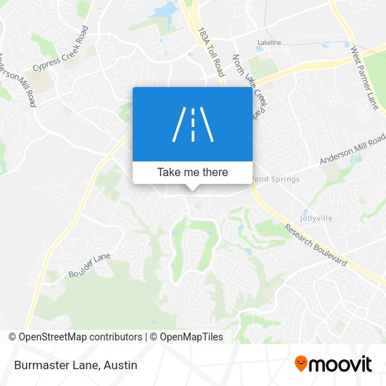 Mapa de Burmaster Lane
