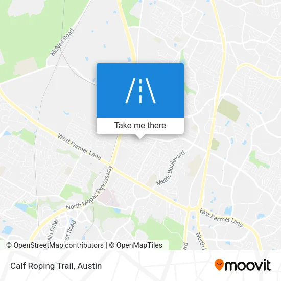 Calf Roping Trail map