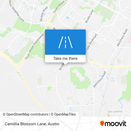 Camillia Blossom Lane map