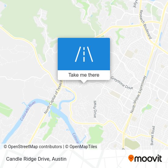 Candle Ridge Drive map