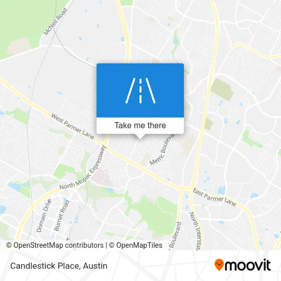 Candlestick Place map