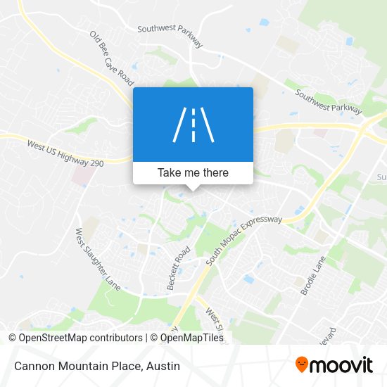 Cannon Mountain Place map