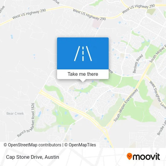 Cap Stone Drive map