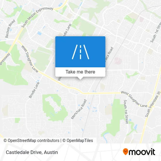 Castledale Drive map