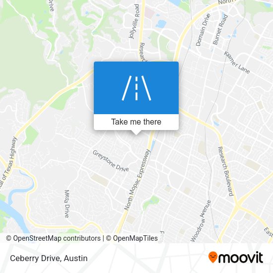 Mapa de Ceberry Drive