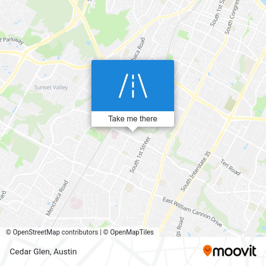 Mapa de Cedar Glen