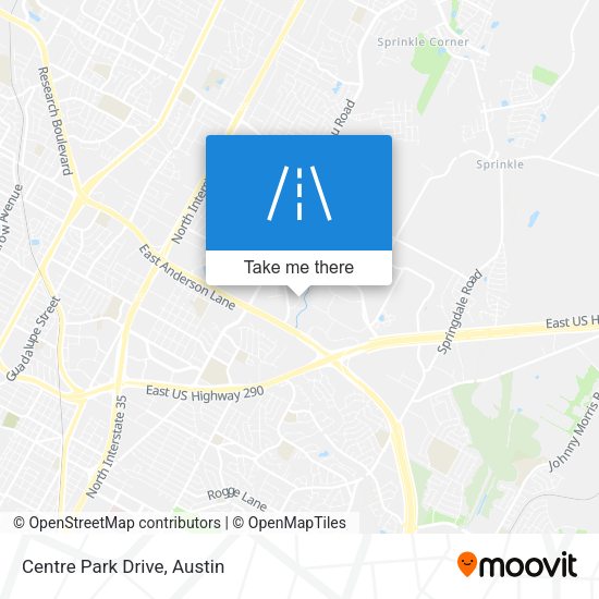 Mapa de Centre Park Drive