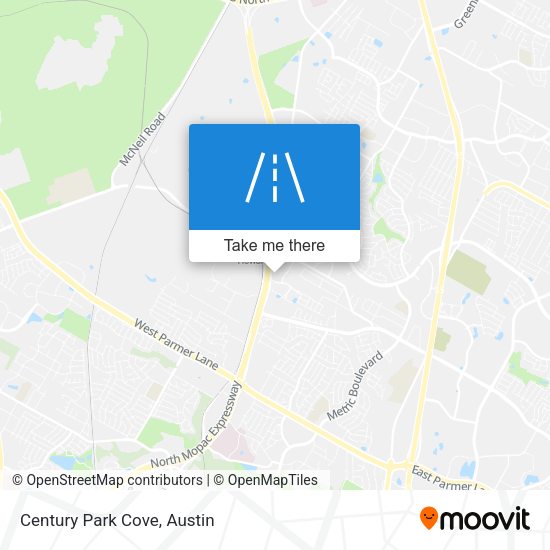 Century Park Cove map
