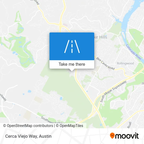 Cerca Viejo Way map