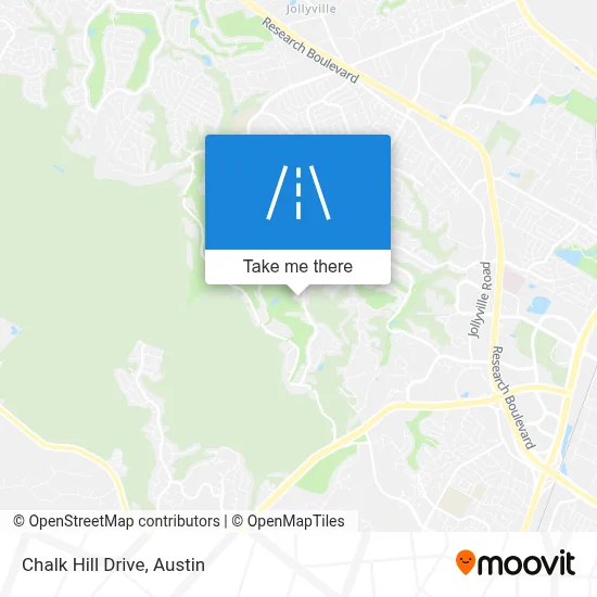 Chalk Hill Drive map