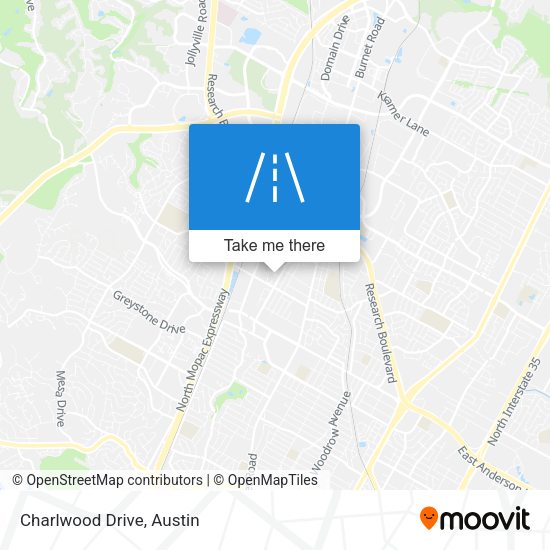 Mapa de Charlwood Drive