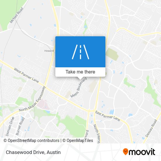 Chasewood Drive map