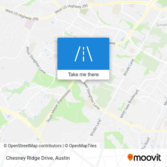 Chesney Ridge Drive map