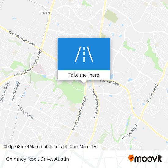 Mapa de Chimney Rock Drive
