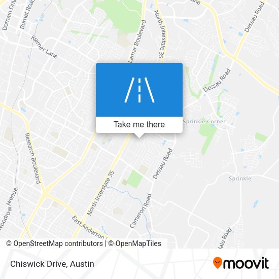 Mapa de Chiswick Drive