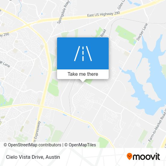 Cielo Vista Drive map
