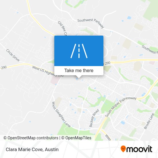Mapa de Clara Marie Cove