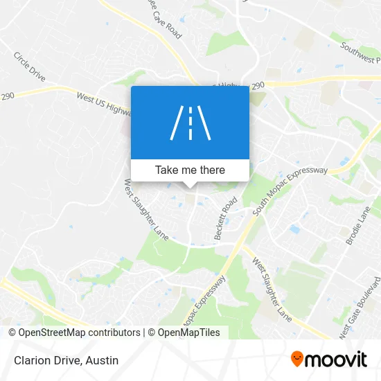 Clarion Drive map