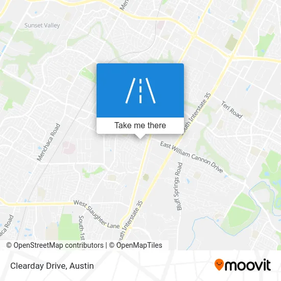 Clearday Drive map