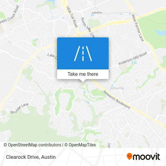 Clearock Drive map