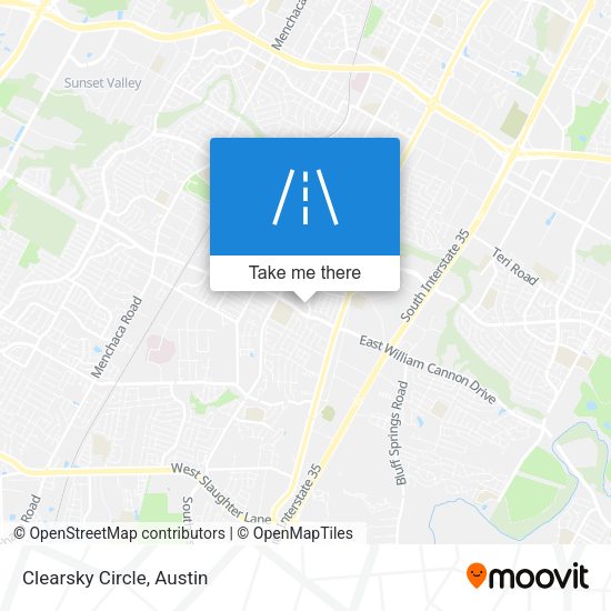 Mapa de Clearsky Circle