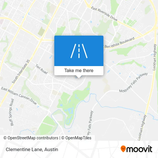 Clementine Lane map