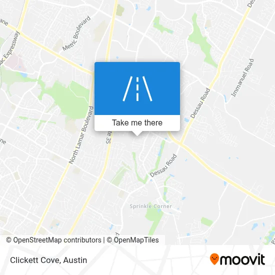 Clickett Cove map