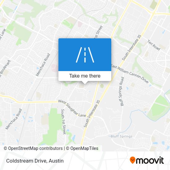 Coldstream Drive map