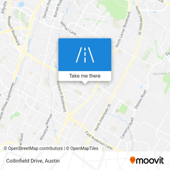 Mapa de Collinfield Drive