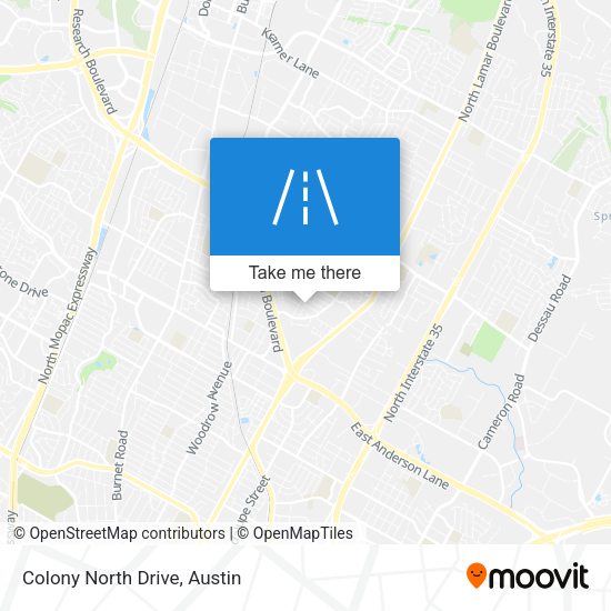 Mapa de Colony North Drive