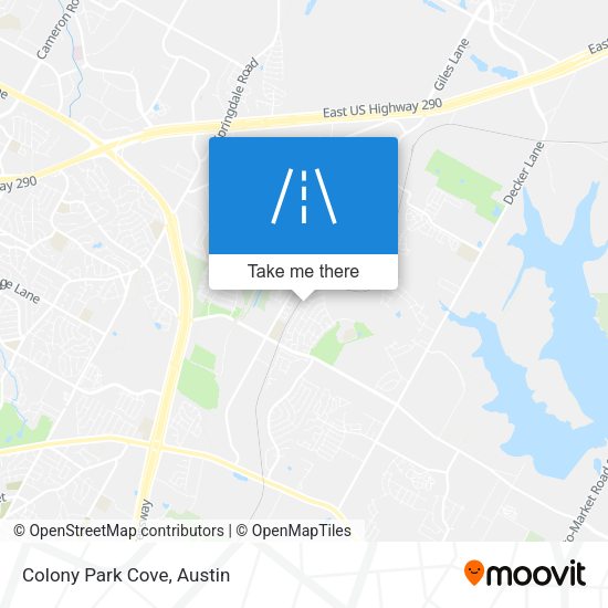 Mapa de Colony Park Cove