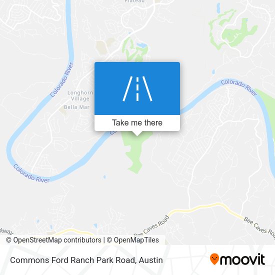 Mapa de Commons Ford Ranch Park Road