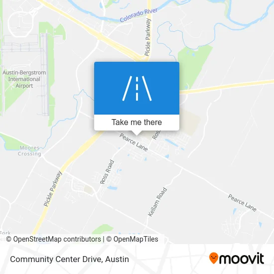 Community Center Drive map