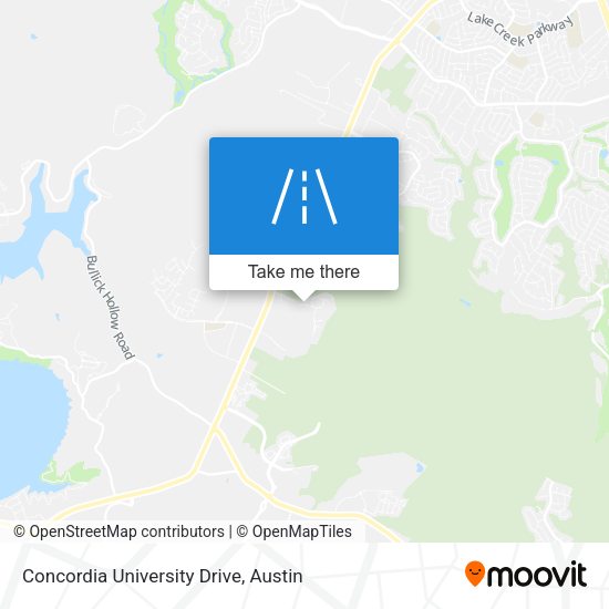 Concordia University Drive map