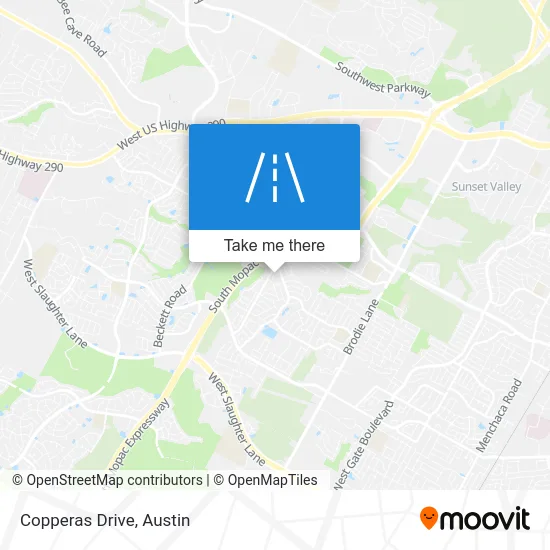 Copperas Drive map