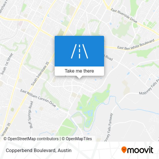 Copperbend Boulevard map