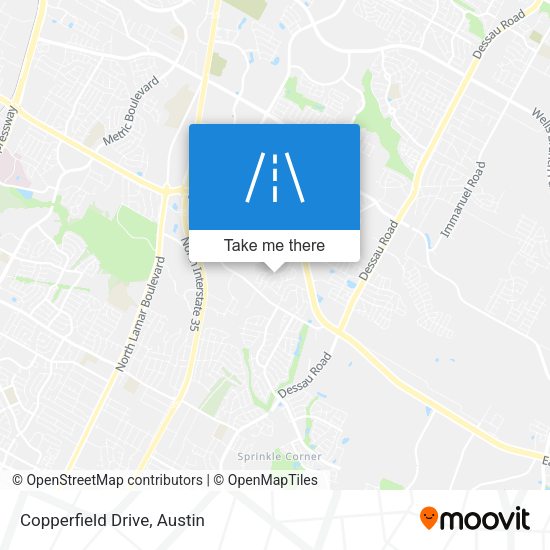 Mapa de Copperfield Drive