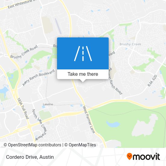 Mapa de Cordero Drive