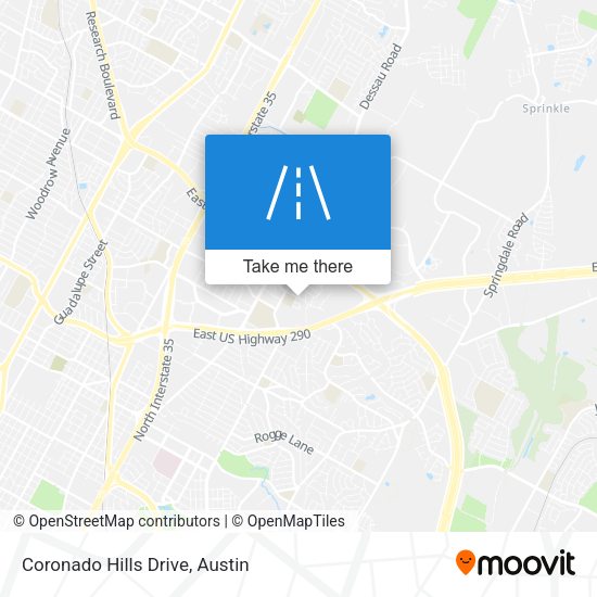 Mapa de Coronado Hills Drive