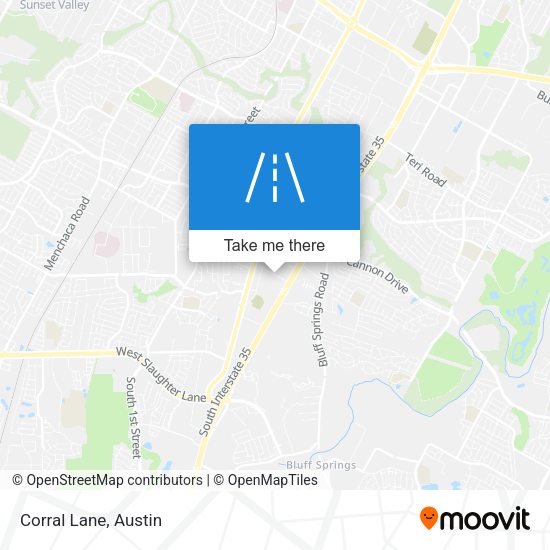 Mapa de Corral Lane