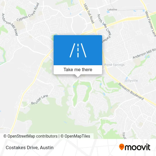 Costakes Drive map