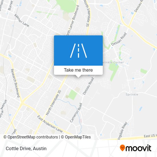 Mapa de Cottle Drive