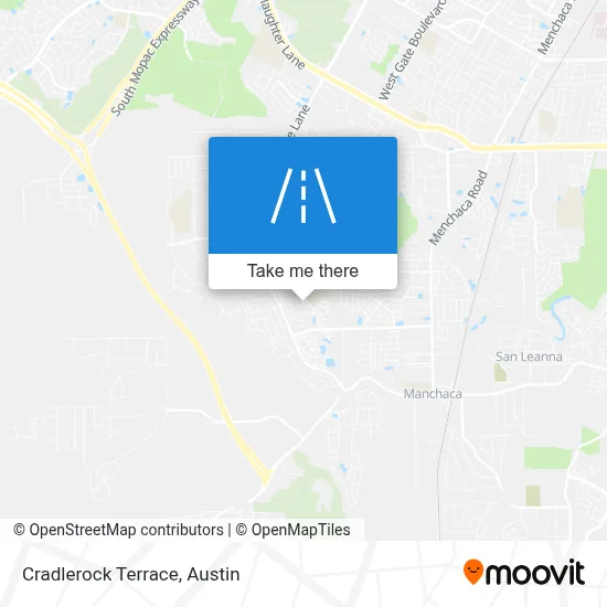 Cradlerock Terrace map