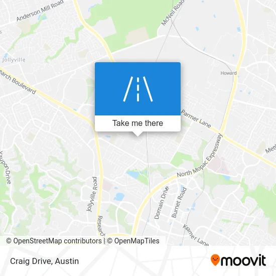 Craig Drive map