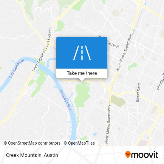 Creek Mountain map