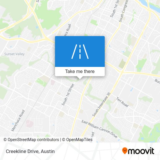 Mapa de Creekline Drive