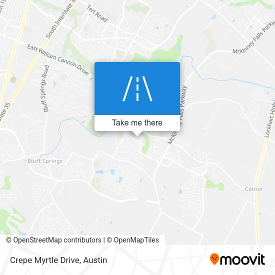 Crepe Myrtle Drive map