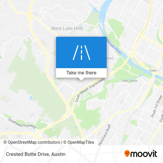 Crested Butte Drive map