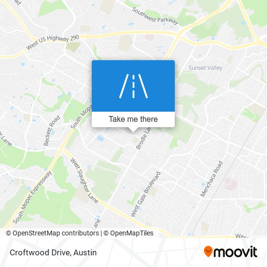 Croftwood Drive map